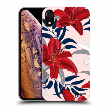 Obal pro Apple iPhone XR - Red Lily