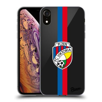 Picasee silikonový průhledný obal pro Apple iPhone XR - FC Viktoria Plzeň H