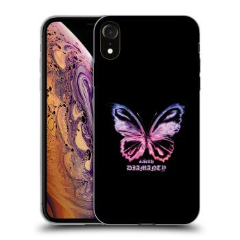 Obal pro Apple iPhone XR - Diamanty Purple