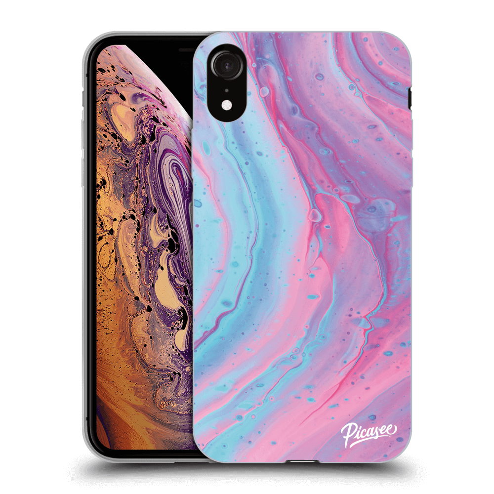 Picasee ULTIMATE CASE pro Apple iPhone XR - Pink liquid