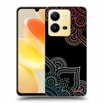 Obal pro Vivo X80 Lite - Flowers pattern