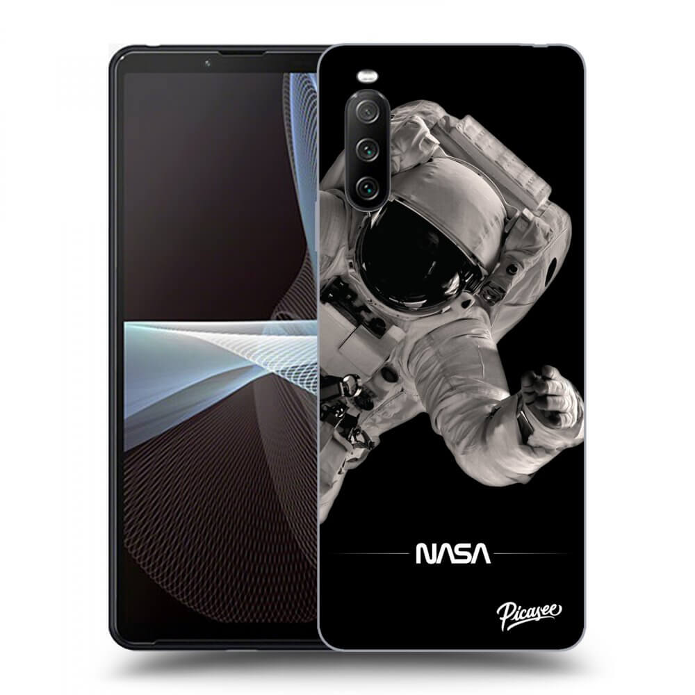 Silikonový černý Obal Pro Sony Xperia 10 III - Astronaut Big
