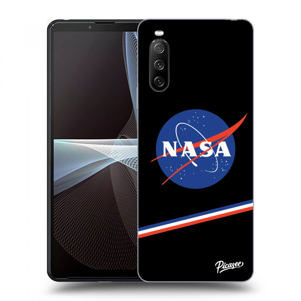 Picasee silikonový černý obal pro Sony Xperia 10 III - NASA Original