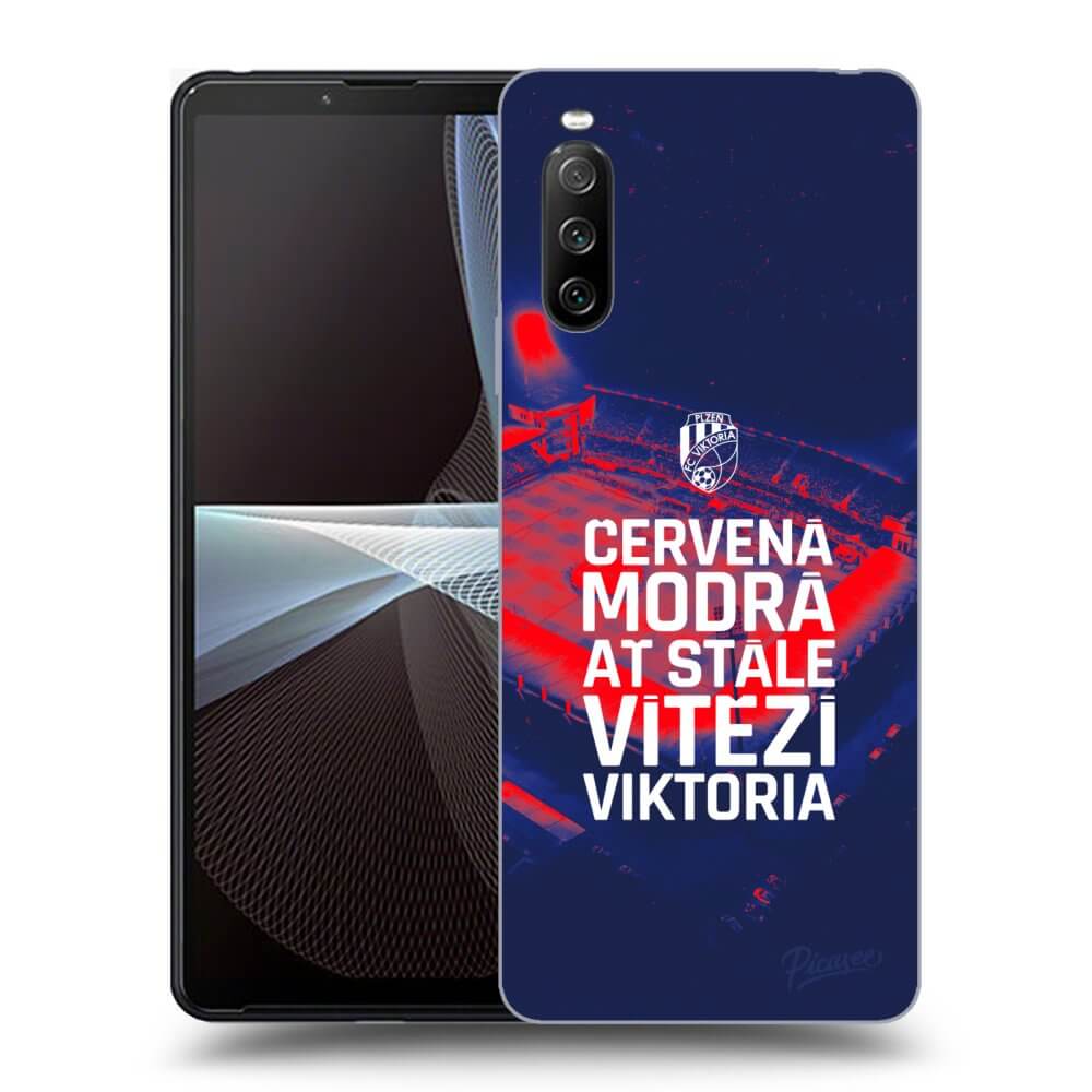Picasee silikonový černý obal pro Sony Xperia 10 III - FC Viktoria Plzeň E