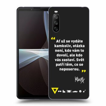 Obal pro Sony Xperia 10 III - Kazma - SVĚT PATŘÍ TĚM, CO SE NEPOSEROU