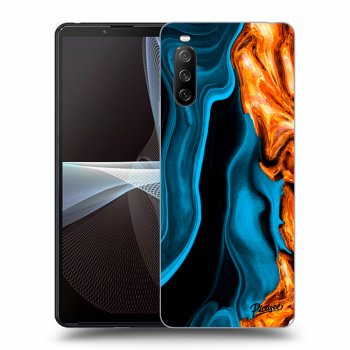 Obal pro Sony Xperia 10 III - Gold blue