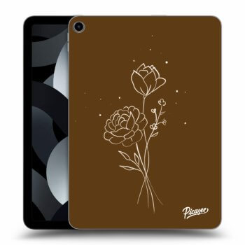 Picasee silikonový průhledný obal pro Apple iPad Pro 11" 2019 (1.generace) - Brown flowers