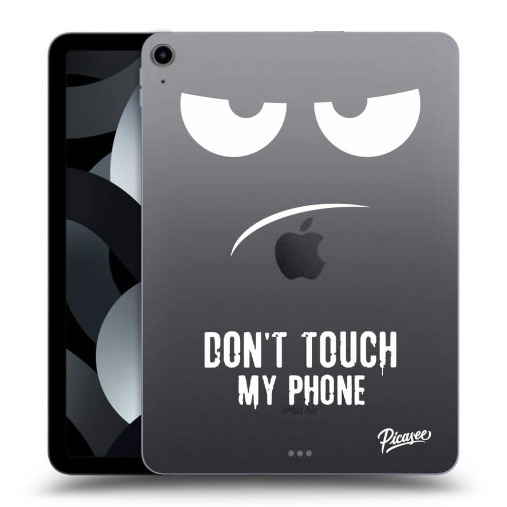 Picasee silikonový průhledný obal pro Apple iPad Pro 11" 2019 (1.generace) - Don't Touch My Phone