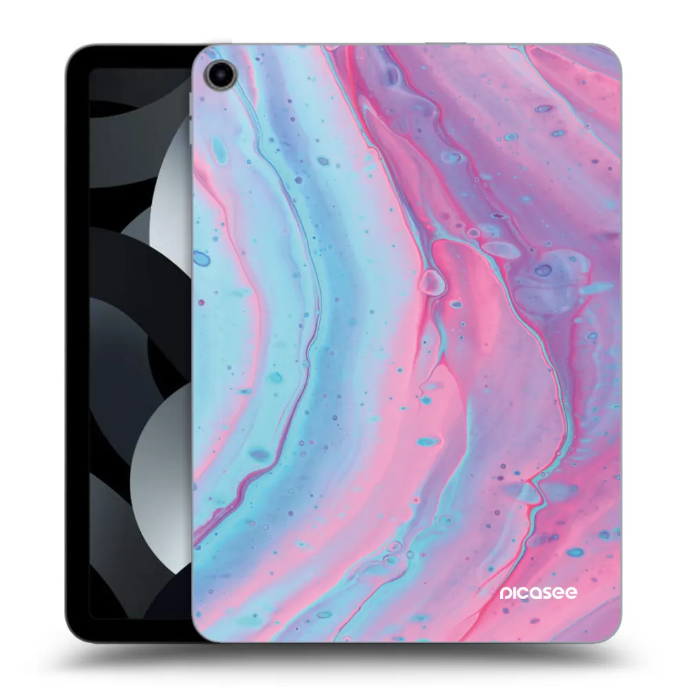Picasee silikonový průhledný obal pro Apple iPad Pro 11" 2019 (1.gen.) - Pink liquid
