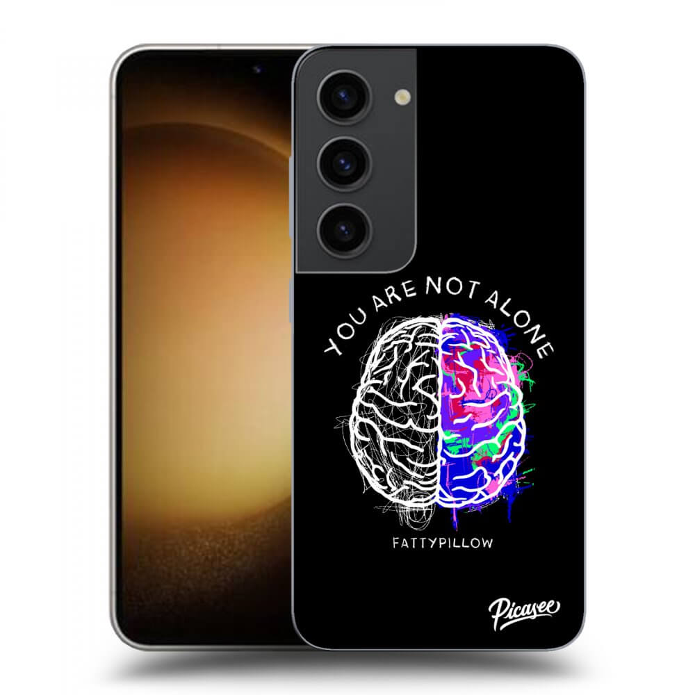 Picasee ULTIMATE CASE pro Samsung Galaxy S23 5G - Brain - White