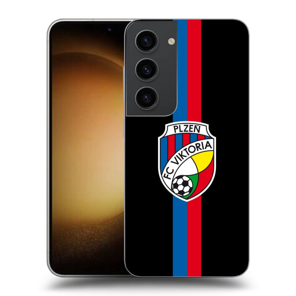 Picasee silikonový černý obal pro Samsung Galaxy S23 5G - FC Viktoria Plzeň H