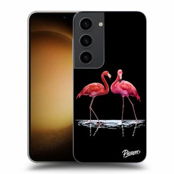 Obal pro Samsung Galaxy S23 5G - Flamingos couple