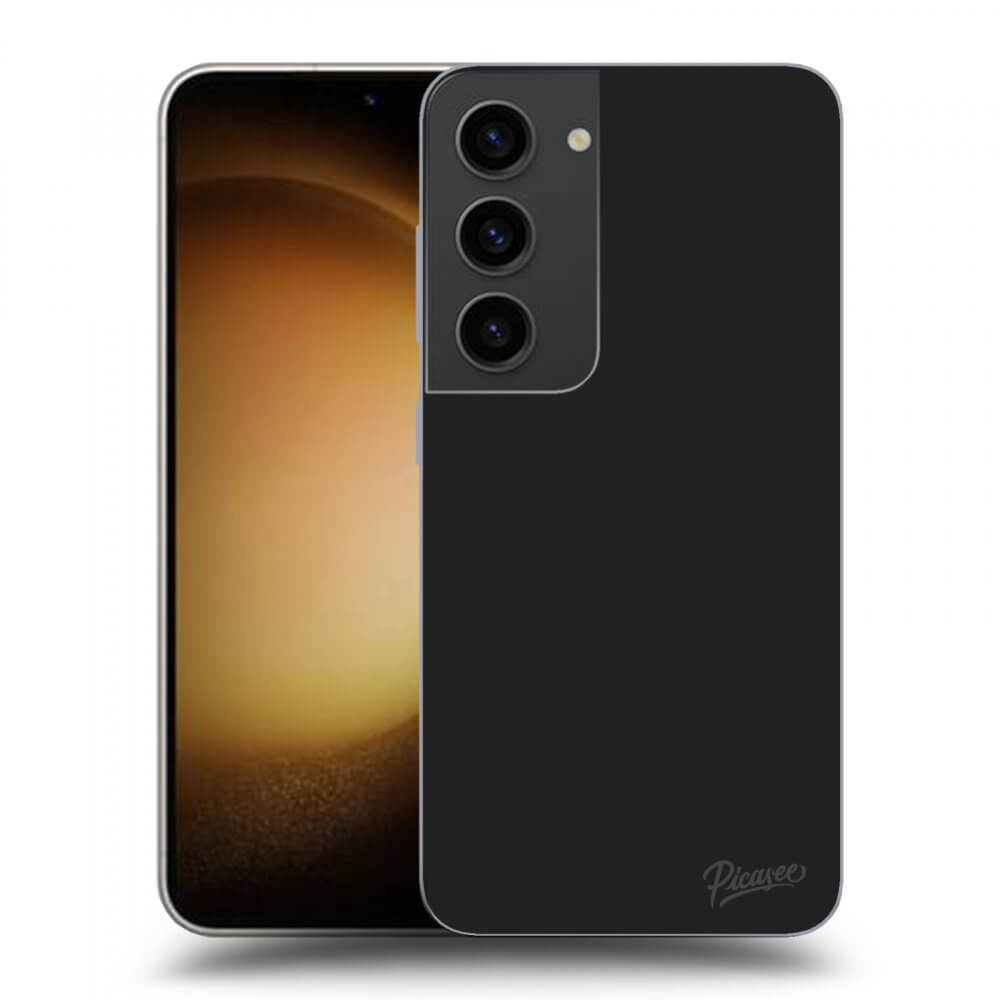 Picasee silikonový černý obal pro Samsung Galaxy S23 5G - Clear