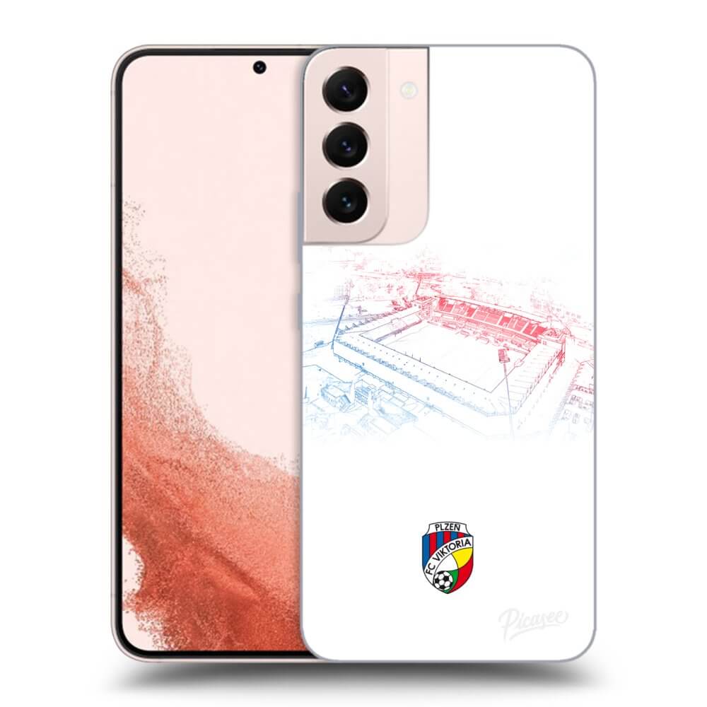 Picasee silikonový průhledný obal pro Samsung Galaxy S23+ 5G - FC Viktoria Plzeň C