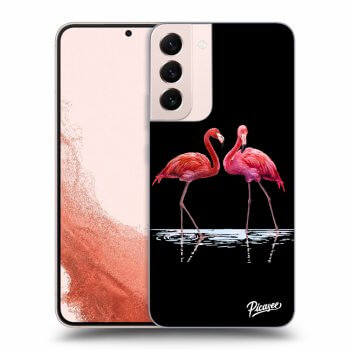 Obal pro Samsung Galaxy S23+ 5G - Flamingos couple