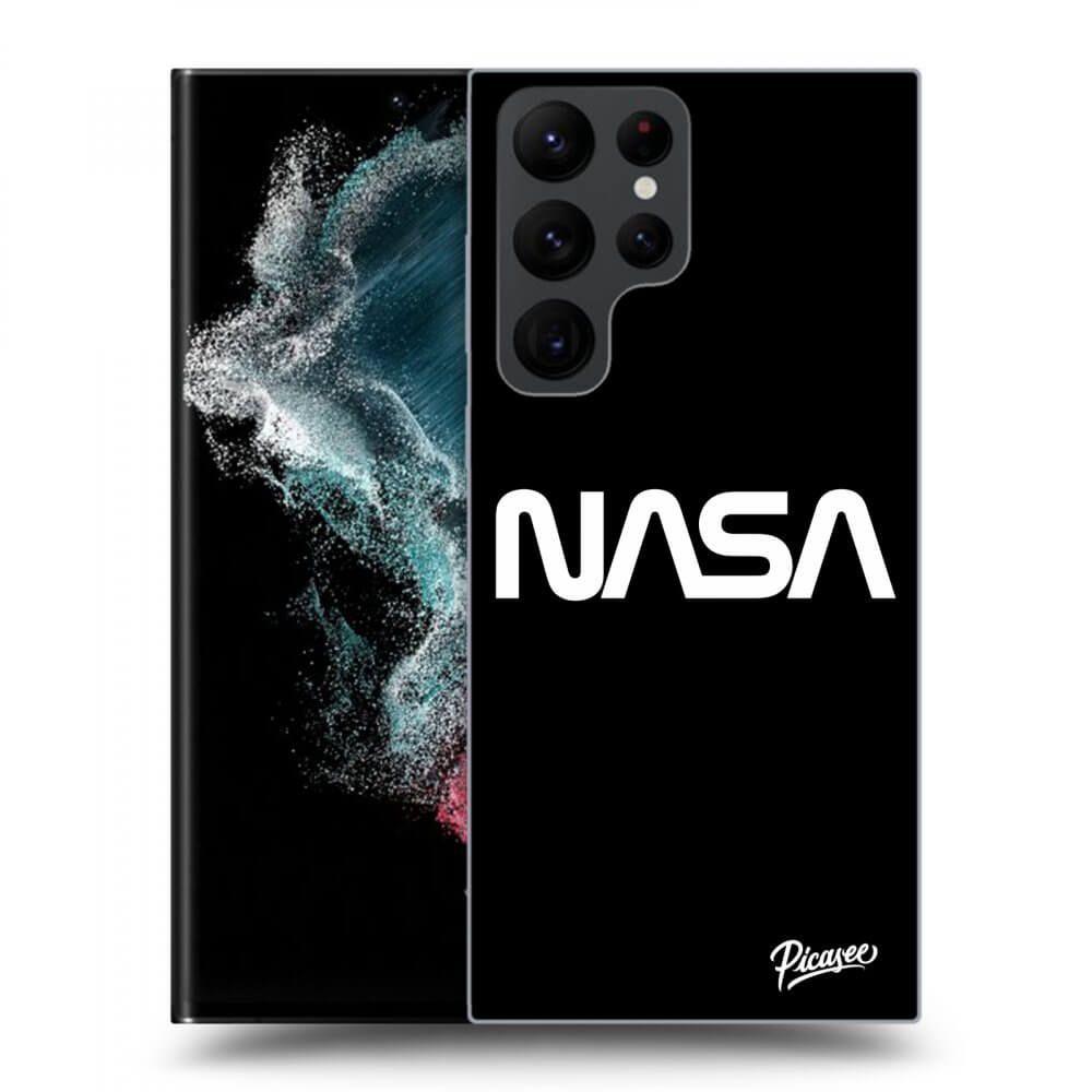 Picasee silikonový černý obal pro Samsung Galaxy S23 Ultra 5G - NASA Basic