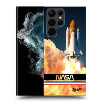 Picasee silikonový průhledný obal pro Samsung Galaxy S23 Ultra 5G - Space Shuttle
