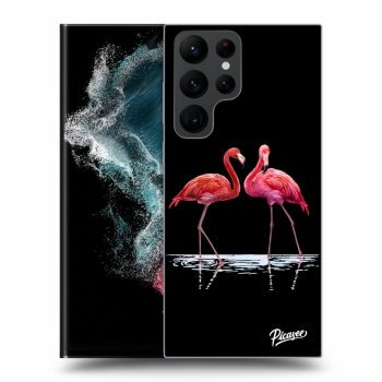 Obal pro Samsung Galaxy S23 Ultra 5G - Flamingos couple