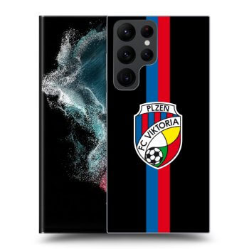 Picasee silikonový černý obal pro Samsung Galaxy S23 Ultra 5G - FC Viktoria Plzeň H