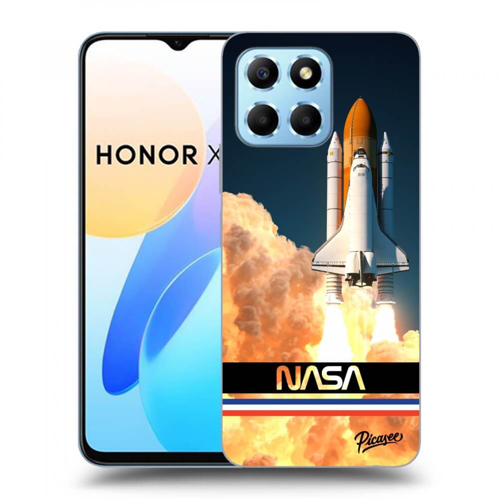 Picasee silikonový průhledný obal pro Honor X8 5G - Space Shuttle