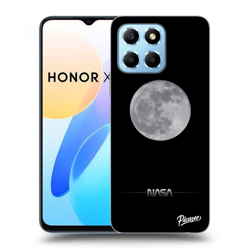 Picasee silikonový průhledný obal pro Honor X8 5G - Moon Minimal