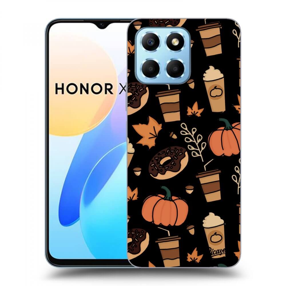 Picasee silikonový černý obal pro Honor X8 5G - Fallovers