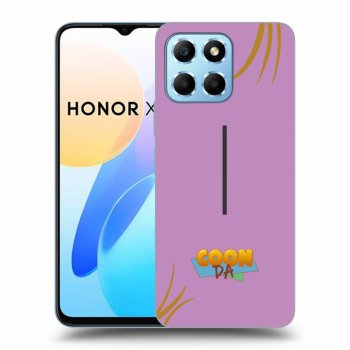 Picasee silikonový průhledný obal pro Honor X8 5G - COONDA růžovka