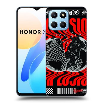 Picasee silikonový průhledný obal pro Honor X8 5G - EXPLOSION