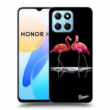 Obal pro Honor X8 5G - Flamingos couple