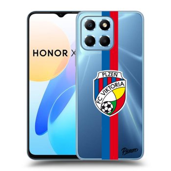 Picasee silikonový průhledný obal pro Honor X8 5G - FC Viktoria Plzeň H