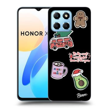 Obal pro Honor X8 5G - Christmas Stickers