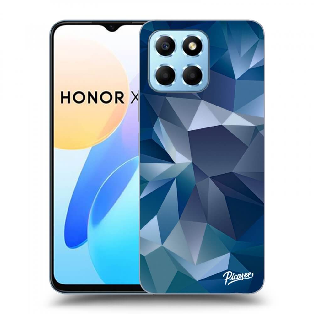 Picasee silikonový černý obal pro Honor X8 5G - Wallpaper