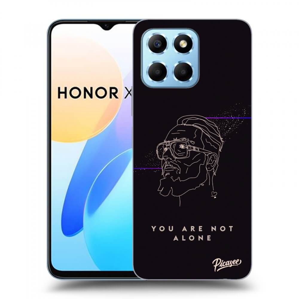 Picasee silikonový průhledný obal pro Honor X6 - You are not alone