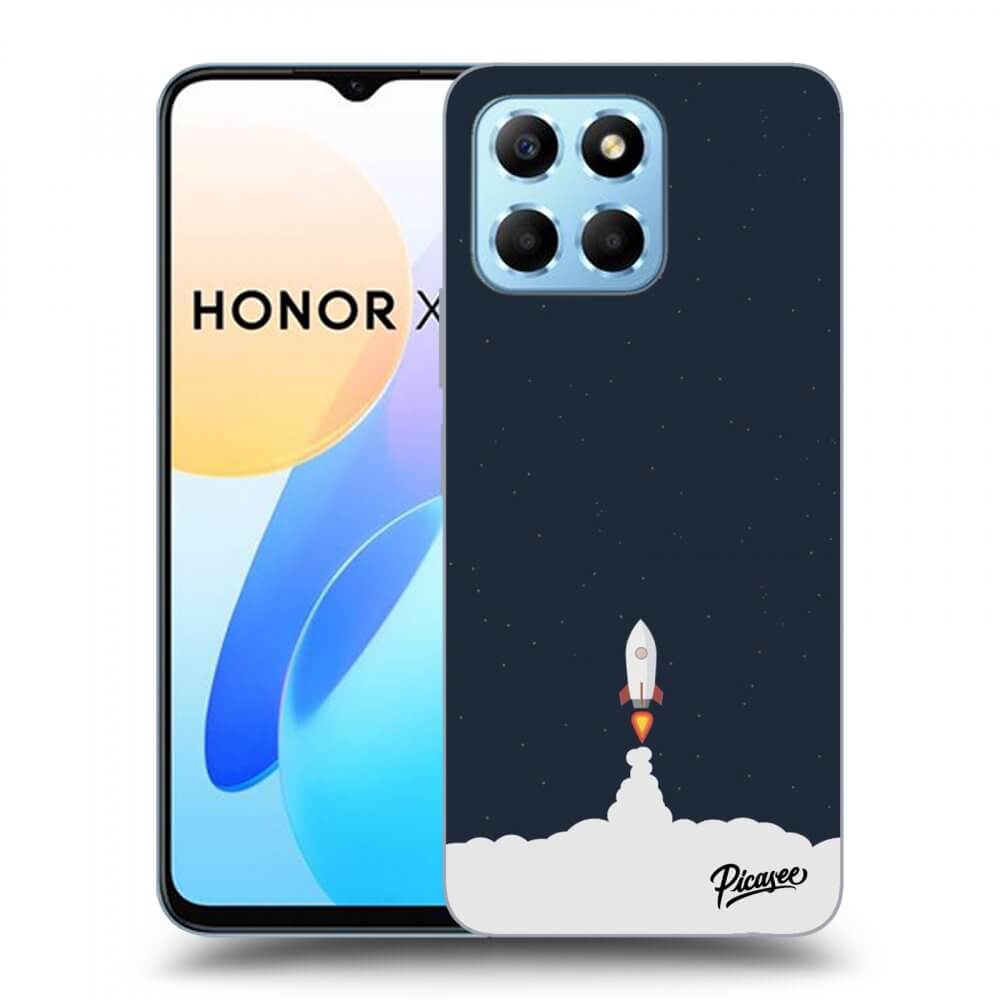 Picasee silikonový černý obal pro Honor X6 - Astronaut 2