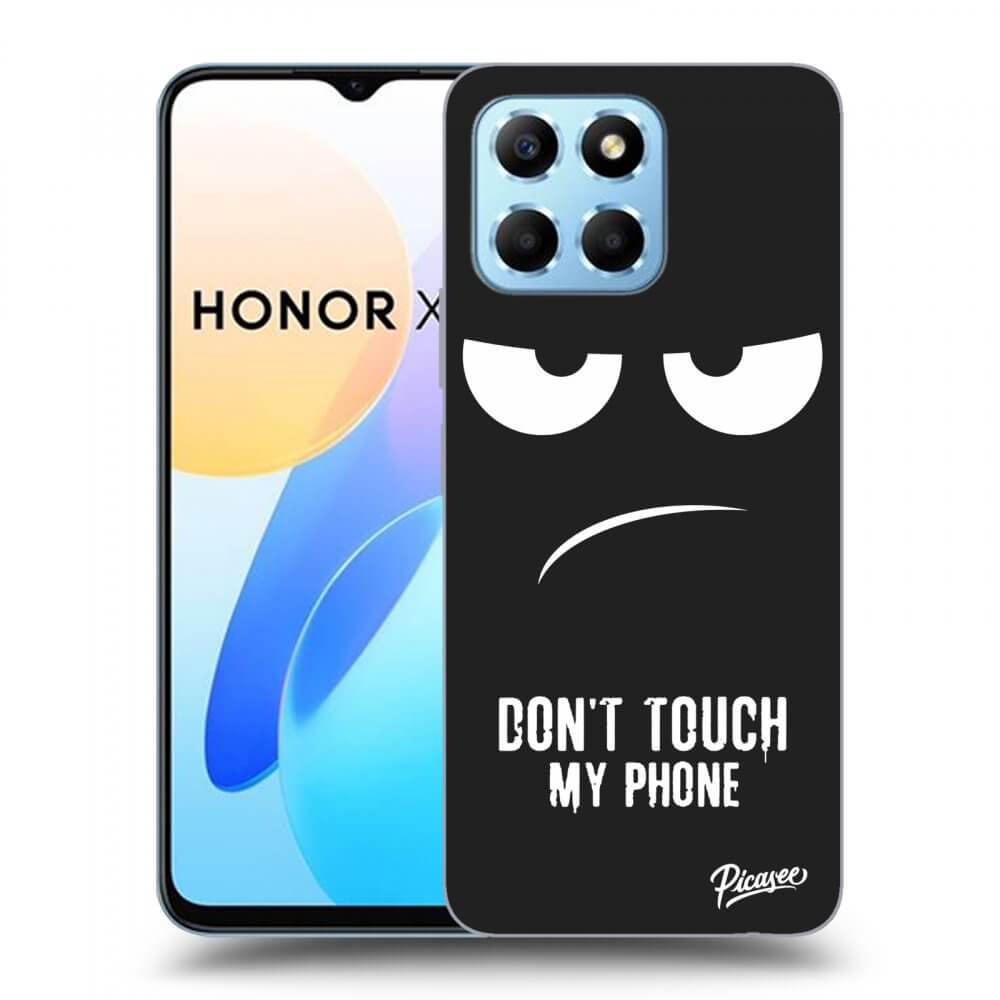 Silikonový černý Obal Pro Honor X6 - Don't Touch My Phone