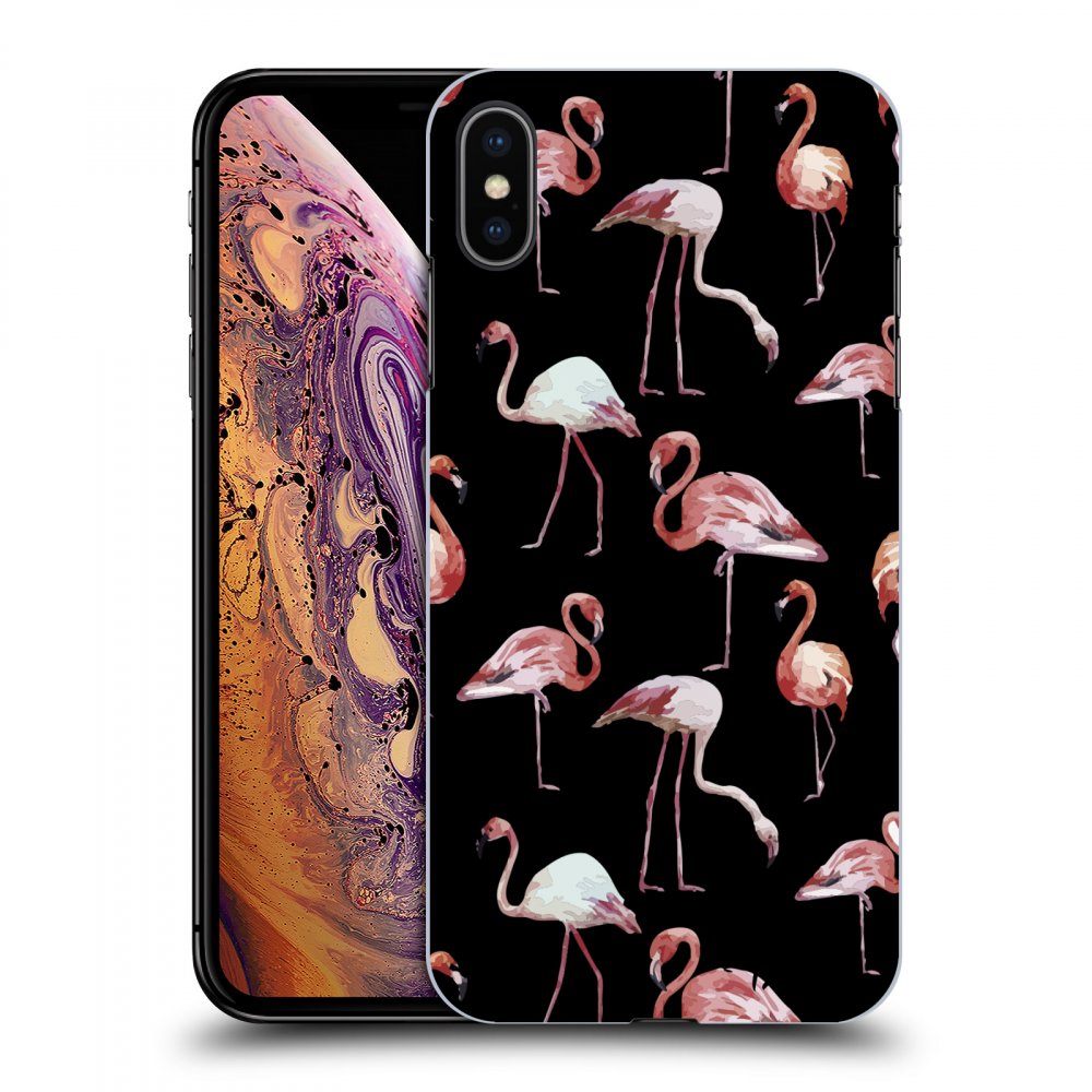 Picasee ULTIMATE CASE pro Apple iPhone XS Max - Flamingos