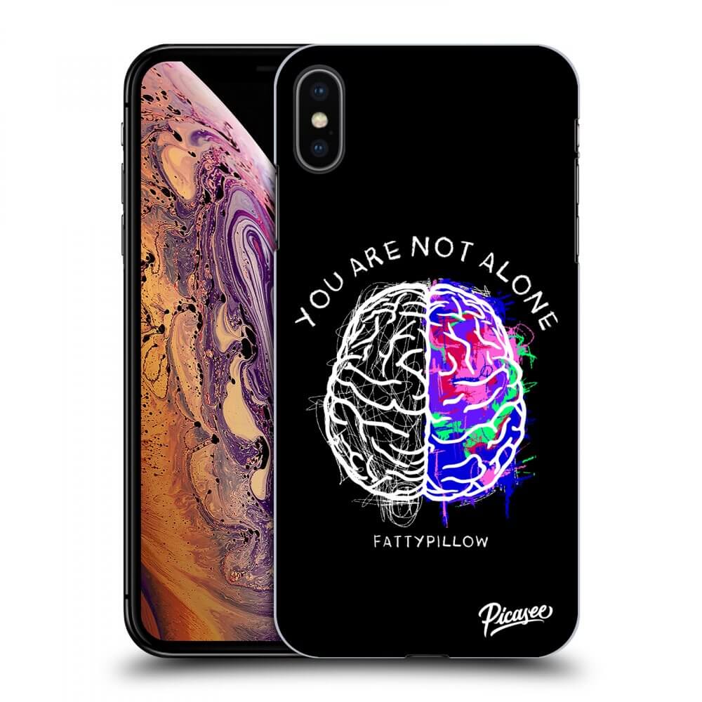 Picasee ULTIMATE CASE pro Apple iPhone XS Max - Brain - White