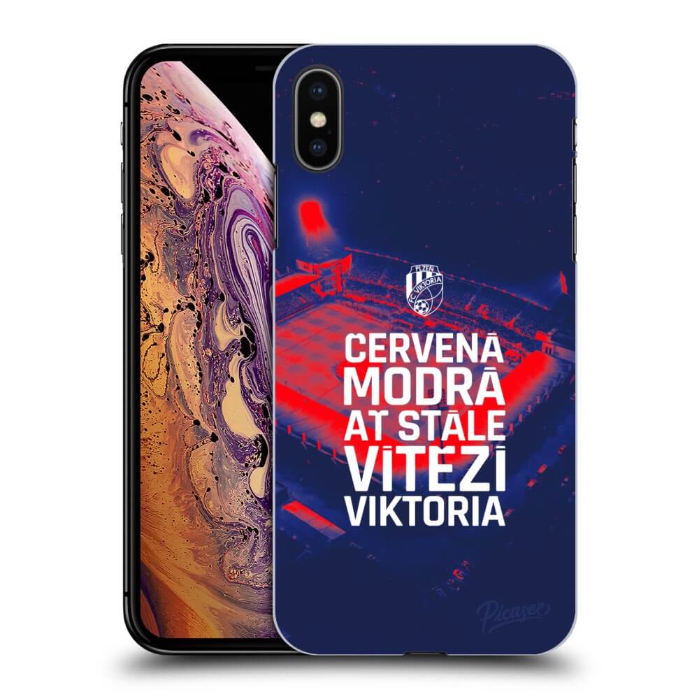 Picasee ULTIMATE CASE pro Apple iPhone XS Max - FC Viktoria Plzeň E