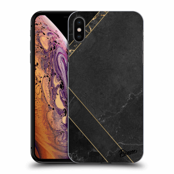 Obal pro Apple iPhone XS Max - Black tile