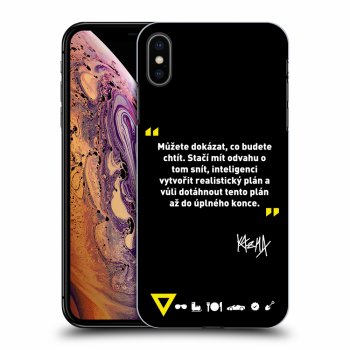 Obal pro Apple iPhone XS Max - Kazma - MŮŽETE DOKÁZAT, CO BUDETE CHTÍT