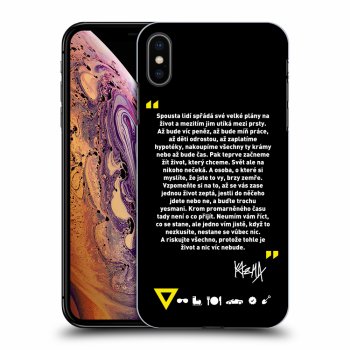 Obal pro Apple iPhone XS Max - Kazma - BUĎTE TROCHU YESMANI