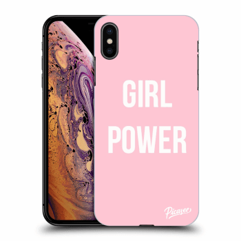 Picasee silikonový průhledný obal pro Apple iPhone XS Max - Girl power