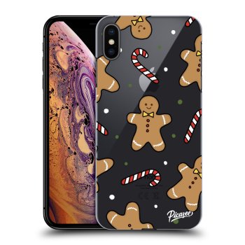 Picasee silikonový průhledný obal pro Apple iPhone XS Max - Gingerbread