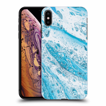 Picasee ULTIMATE CASE pro Apple iPhone XS Max - Blue liquid