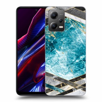 Obal pro Xiaomi Poco X5 - Blue geometry