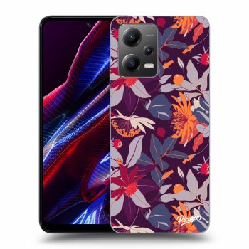 Obal pro Xiaomi Poco X5 - Purple Leaf