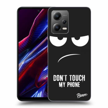 Picasee silikonový černý obal pro Xiaomi Poco X5 - Don't Touch My Phone