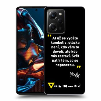 Obal pro Xiaomi Poco X5 Pro - Kazma - SVĚT PATŘÍ TĚM, CO SE NEPOSEROU