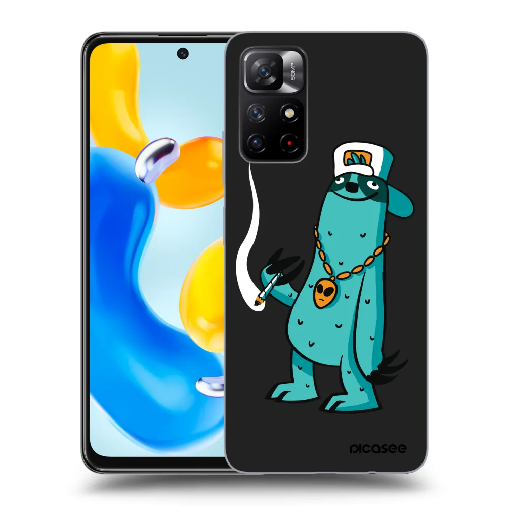 Picasee silikonový černý obal pro Xiaomi Redmi Note 11S 5G - Earth - Je mi fajn