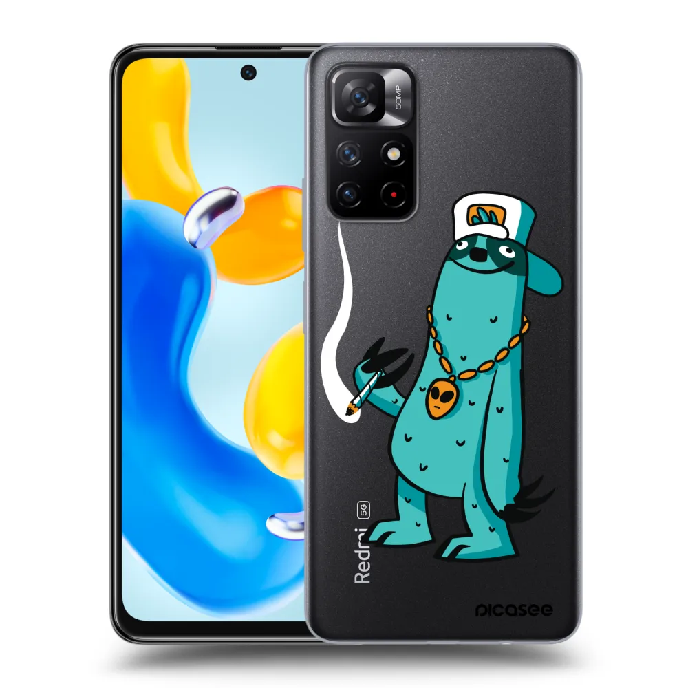 Picasee silikonový průhledný obal pro Xiaomi Redmi Note 11S 5G - Earth - Je mi fajn